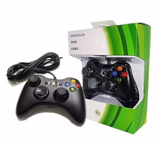 Controle Xbox 360 Com Fio Joystick