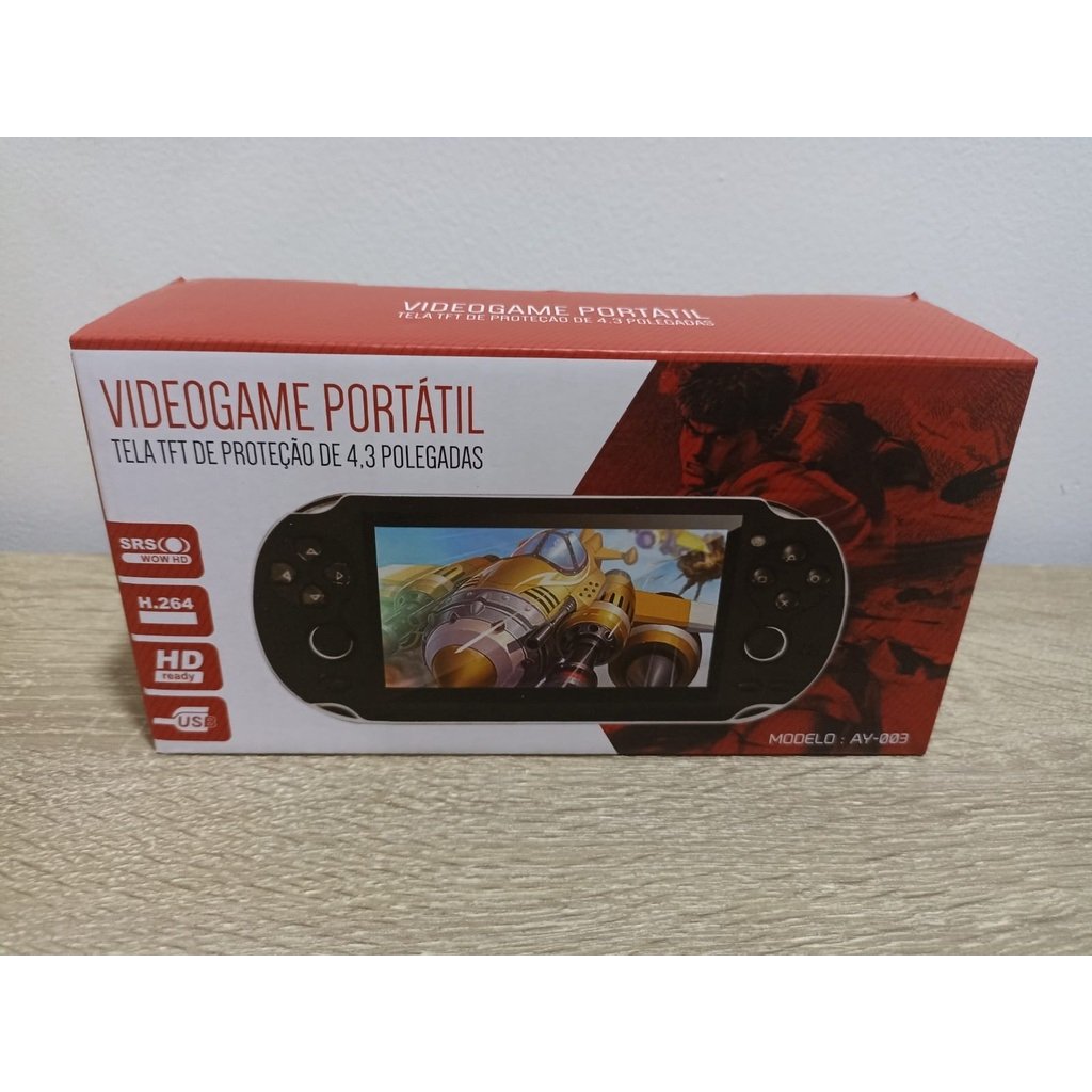 Video Game Portátil - 500 Jogos retro - Tomate MAY-013